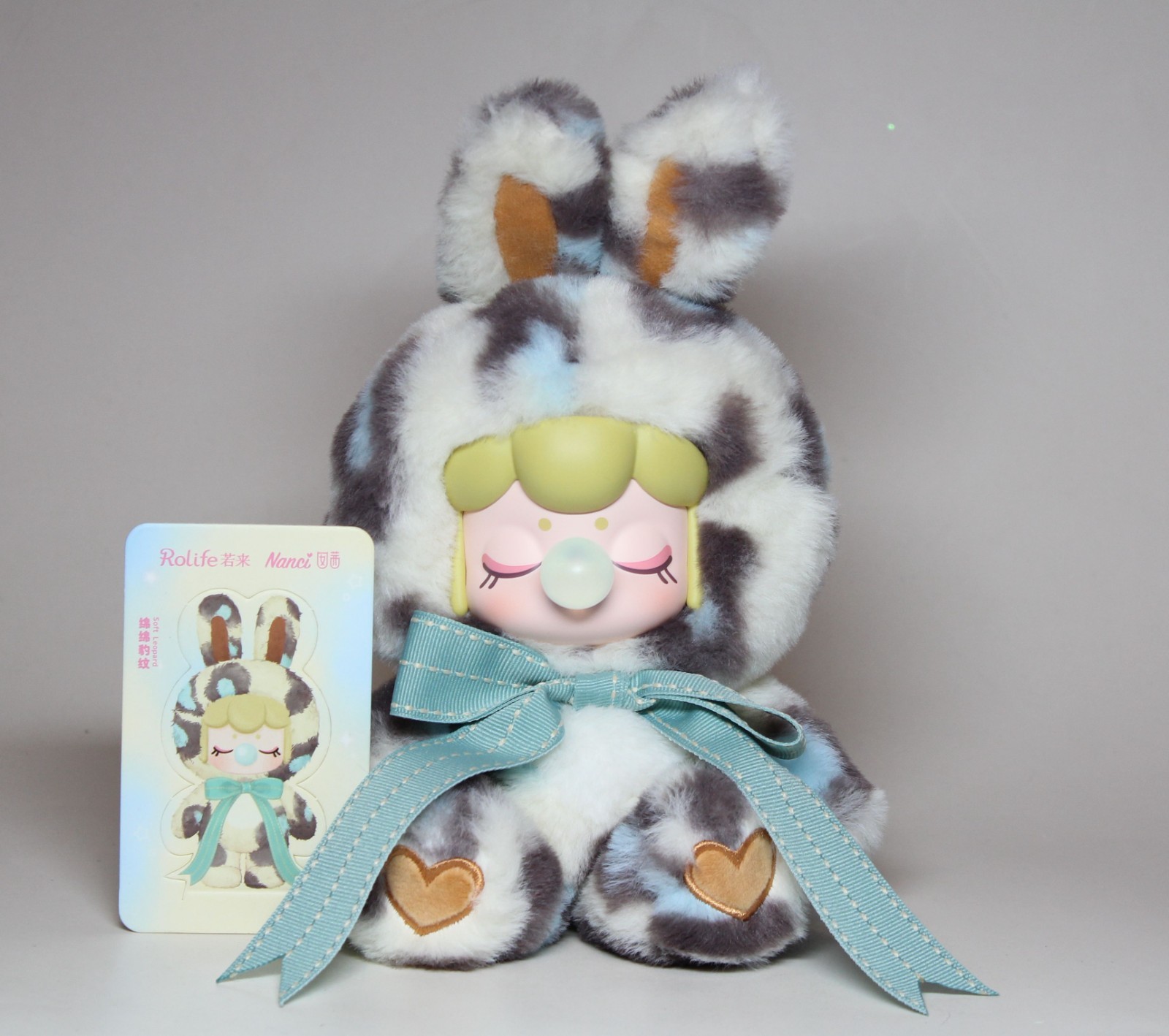 U.S. SELLER V2 Rolife Nanci Shining Bunny Soft Leopard Plush