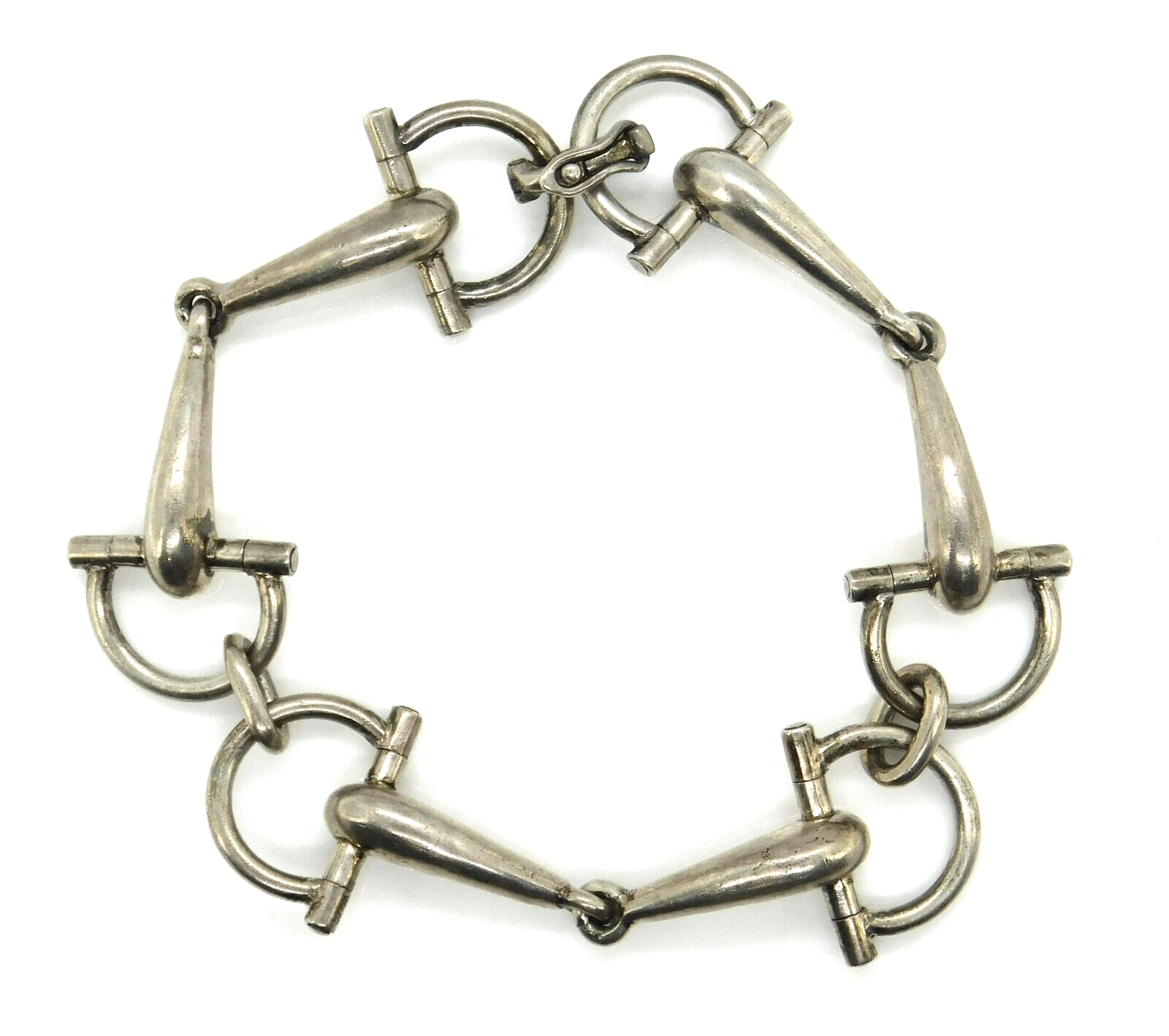 Vintage Gucci 925 Sterling Silver Horsebit Link Bracelet Vintage Gucci 925 Sterling Silver Horsebit Link Bracelet