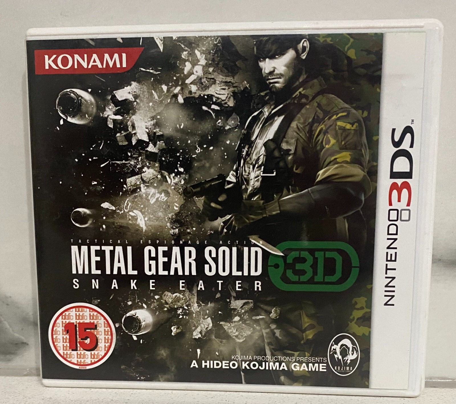 Metal Gear Solid Snake Eater 3D - RARE - PAL - Nintendo 3DS