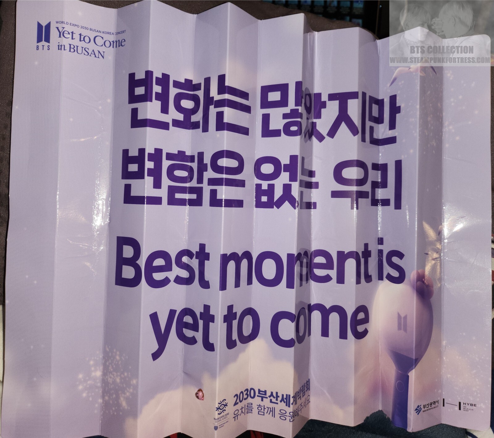 BTS Yet To Come in BUSAN公式スローガン BTS Yet To Come in BUSAN公式スローガン - メルカリ