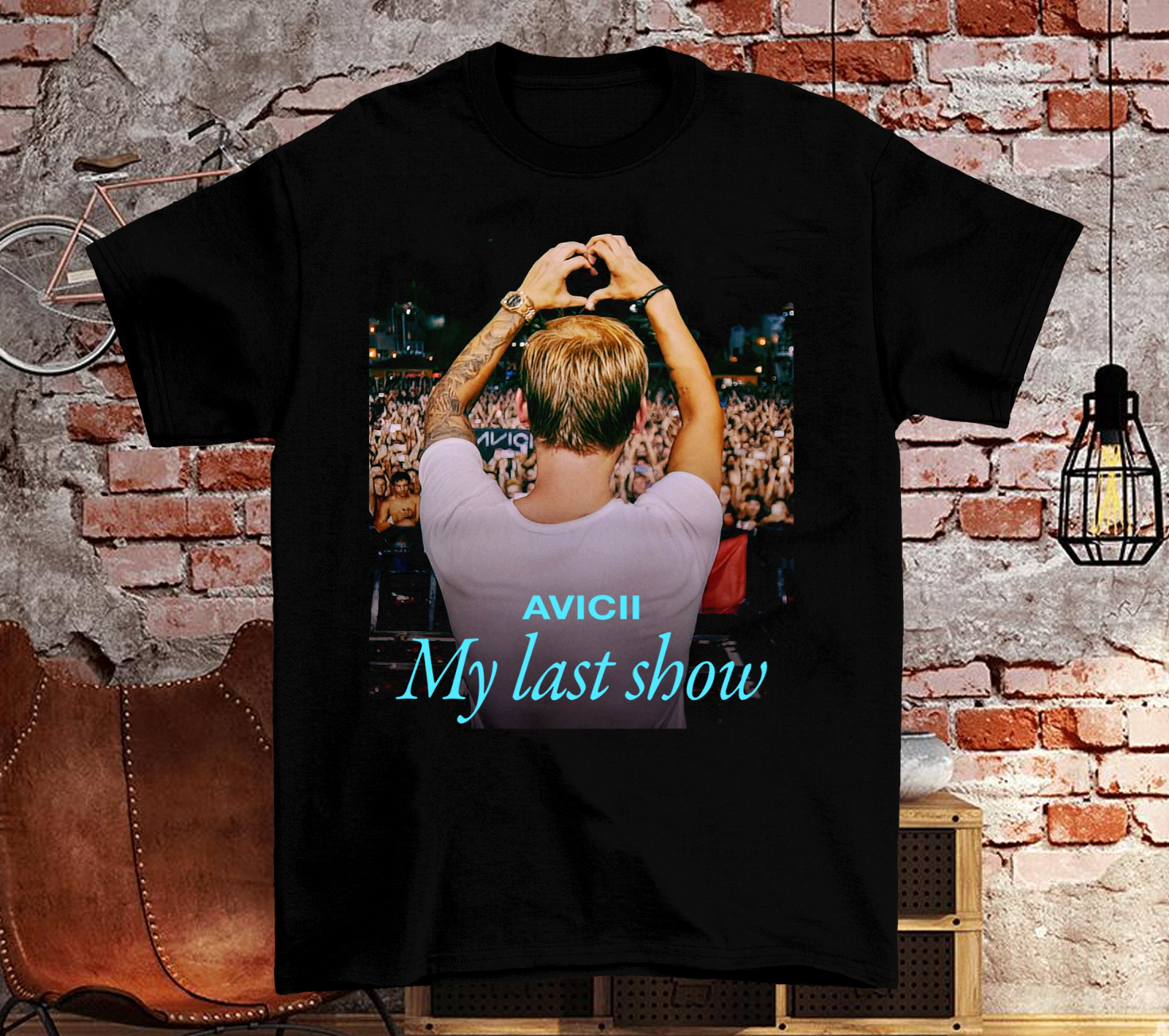 2016 Avicii アヴィーチ ジャパンツアー オフィシャル Tシャツ L 2016