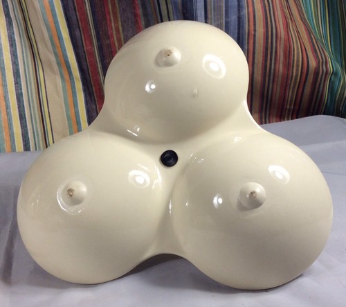 Very Rare Purinton Pottery Pennsylvania Dutch Handled Tidbit