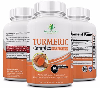 Turmeric Curcumin with Bioperine® up to 2000% better Absorption – Organic NonGMO