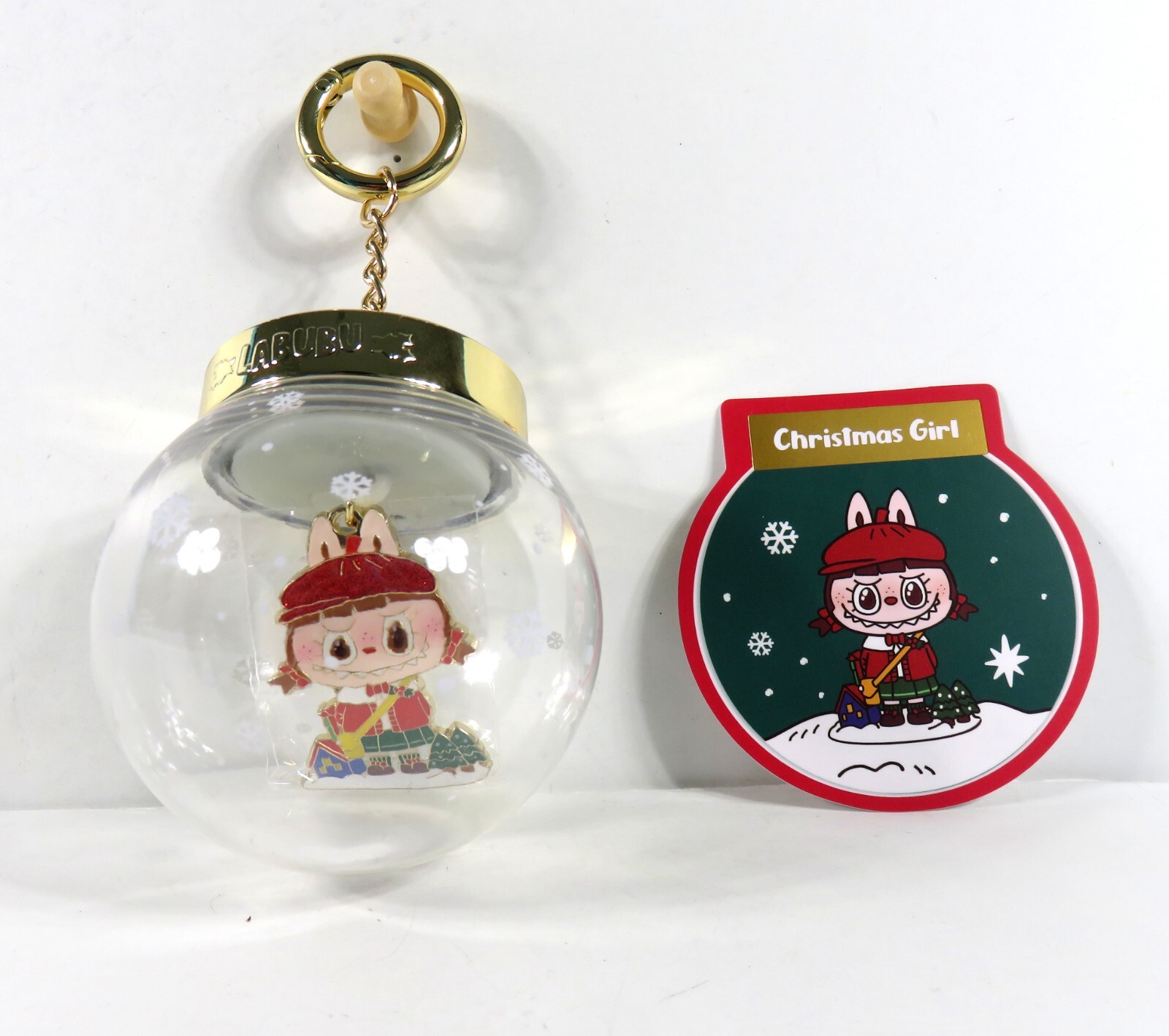 POPMART LABUBU LET’S CHRISTMAS PENDANT Pop Mart Labubu The Monsters Lets Christmas Pendant Series
