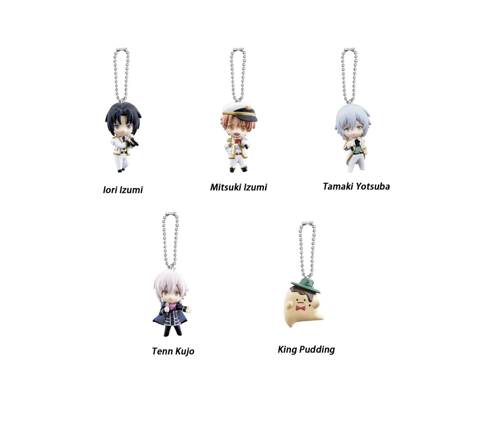 Idolish 7 Талисман Брелок SD Рисунок Иори Мицуки Тамаки Тенн Кинг Пудинг @13223