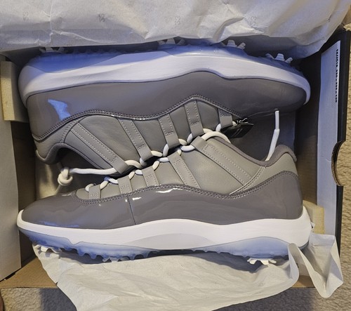 シューズ NIKE - JORDAN11 GOLF US11.5 Nike Air Jordan Retro 11 XI Cool Grey Golf Shoes Mens Size