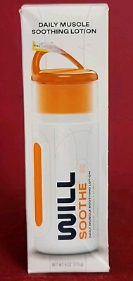 WILL Soothe Daily Muscle Soothing Lotion w/Magnesium, Vitamin E, Ceramides 6oz