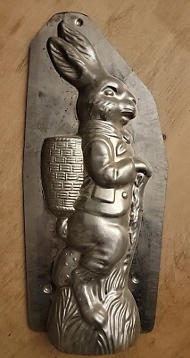 Vintage Easter Bunny Rabbit Chocolate Candy Mold 14 