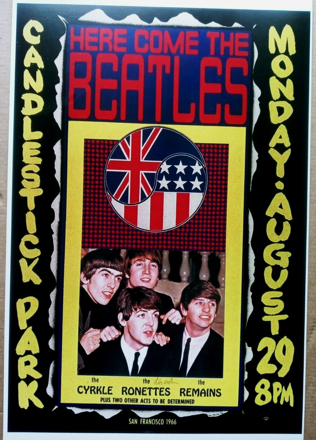 The Beatles forever サインポスター ⭐️希少 The Beatles ザ・ビートルズ サイン入りポスター