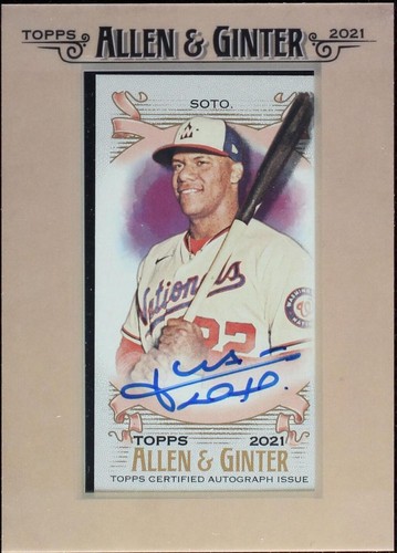 2021 Topps Allen & Ginter's - Juan Soto #FMA-JS