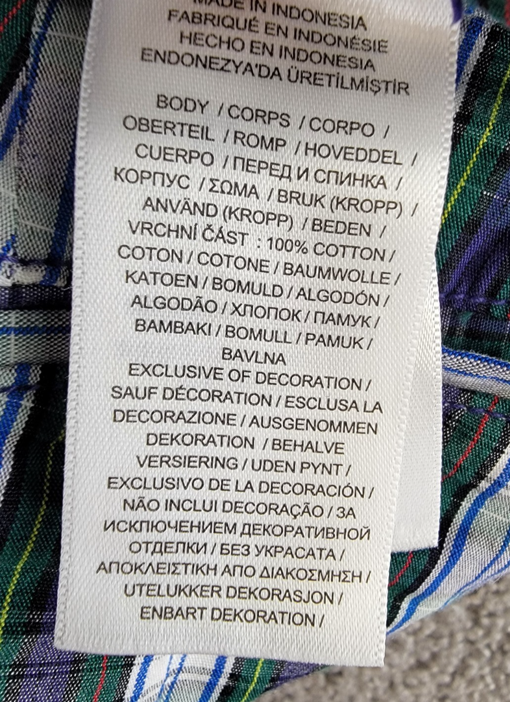 Polo Ralph Lauren Classic-Fit Seersucker Pants Men's 32/32 White/Navy Belt Loops - Picture 14 of 17