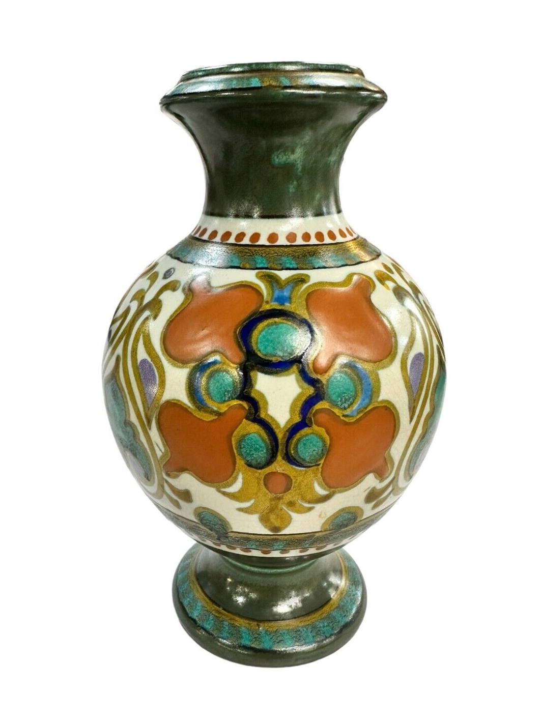 ビンテージgouda pottery Holland flower base Vintage Royal