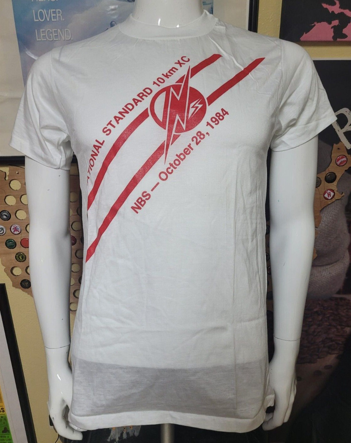 VTG 80s 1984 National Standard 10K XCT Shirt Medium NEW NBS