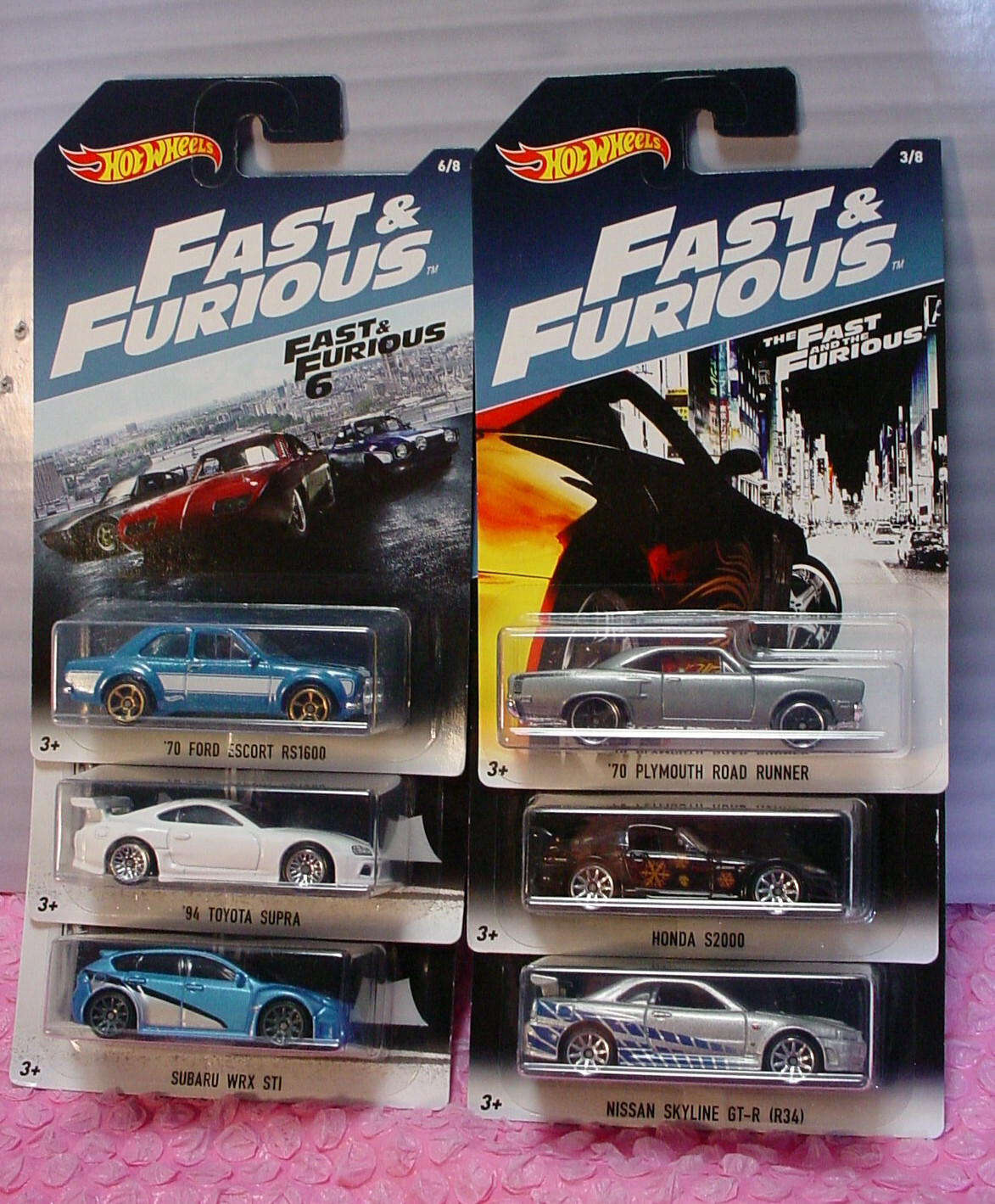 ミニカー Hotwheels FAST&FURIOUS Amazon.com: Hot Wheels Mattel Fast & Furious Spy Racers 10