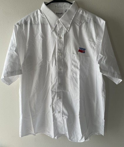 80s US古着　PEPSIペプシ　　ベースボールシャツ　L〜XLホワイト 80s US古着 PEPSIペプシ ベースボールシャツ L〜XLホワイト