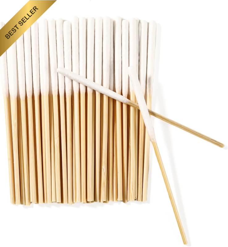 300Pcs Cotton Swabs for Makeup Ear Cleaning and Home Use Soft Non-Shedding Absor