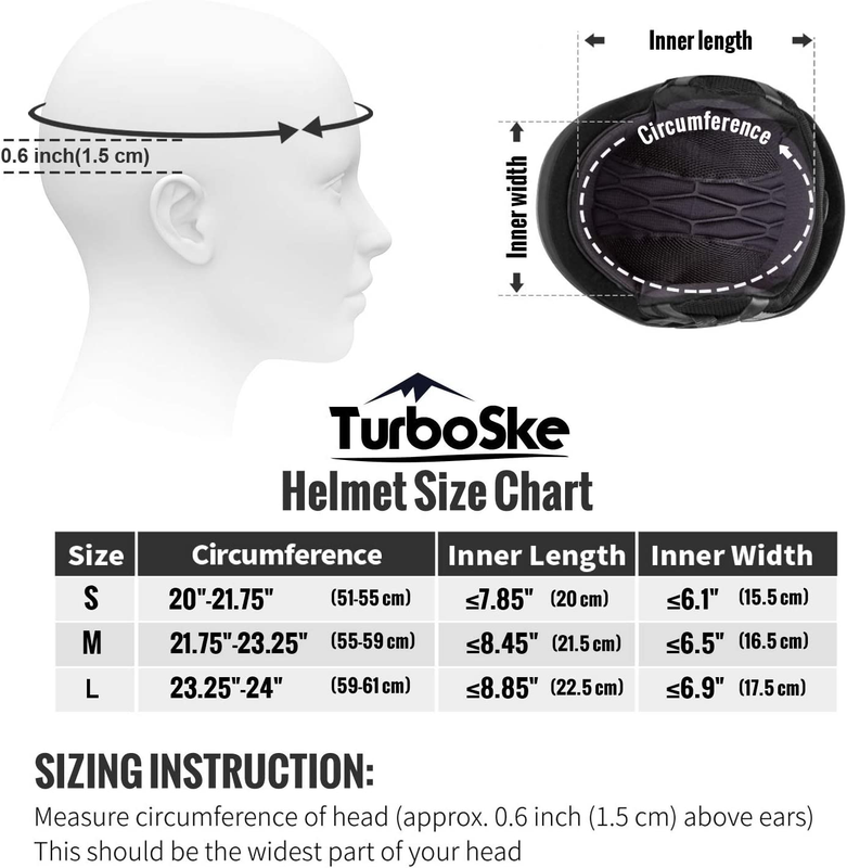 Ski Helmet, Snowboard Helmet, Snow Sports Helmet, Audio Compatible for Men Women