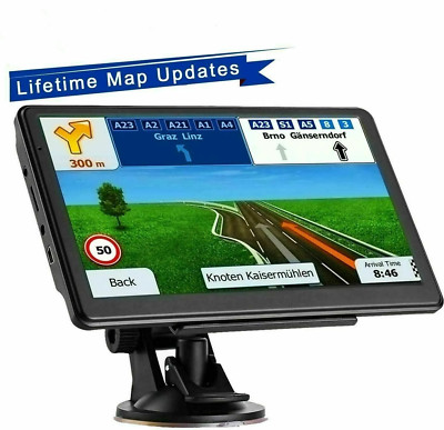 7 Inch Car Truck GPS Navigation 8G 256M Touch Screen Navigator Canada Mexico US