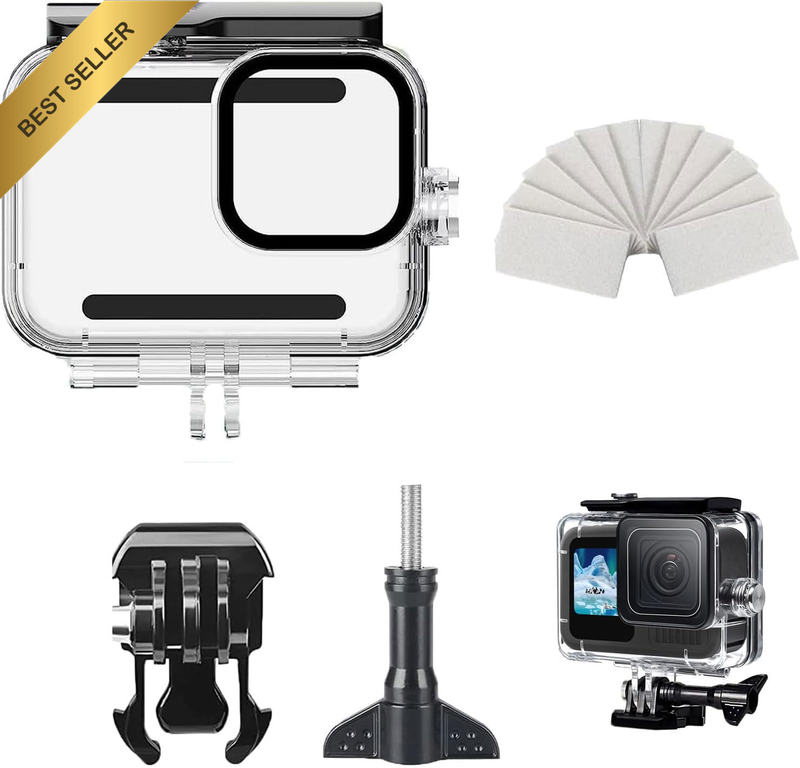 Waterproof Underwater Dive Housing Case for Action Camera, Protective Shell with