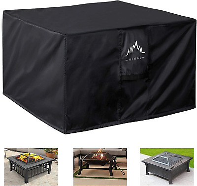 Himal Outdoors Fire Pit Cover Square - Heavy Duty Waterproof 600D Polyster with