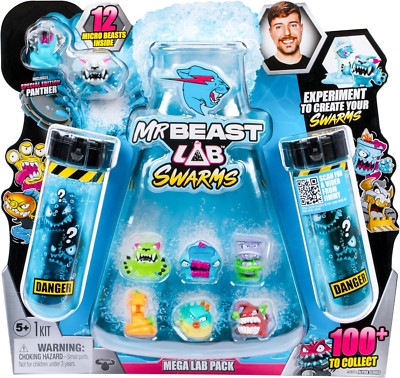 MrBeast Lab Swarms Mega Lab 12 Pack Vipermite Includes Special Edition Panther
