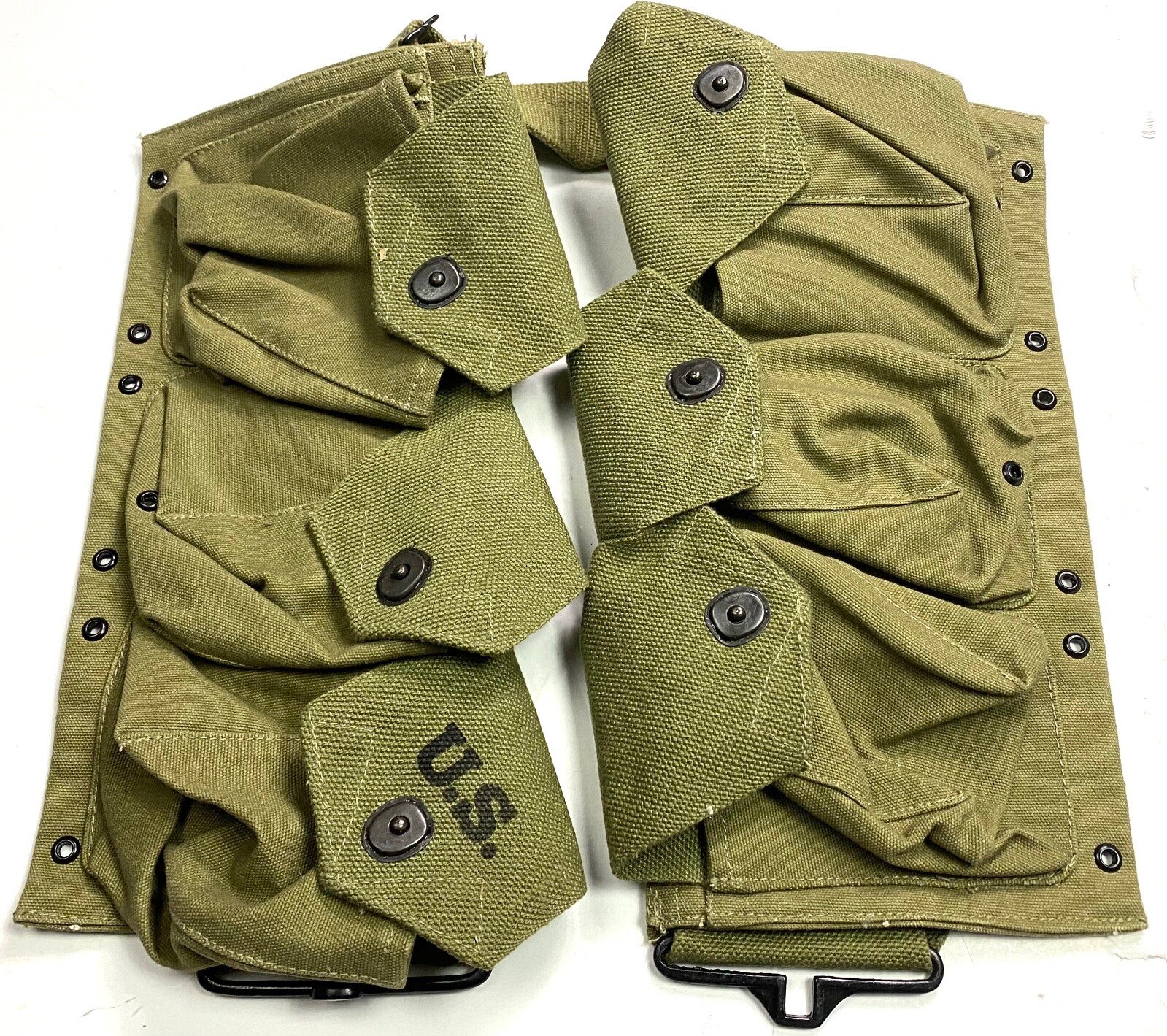 新品　レプリカ　OD色　米軍　M1938　ブローニング　BAR　マシンガンベルト 新品 レプリカ OD色 米軍 M1938 ブローニング BAR マシンガン