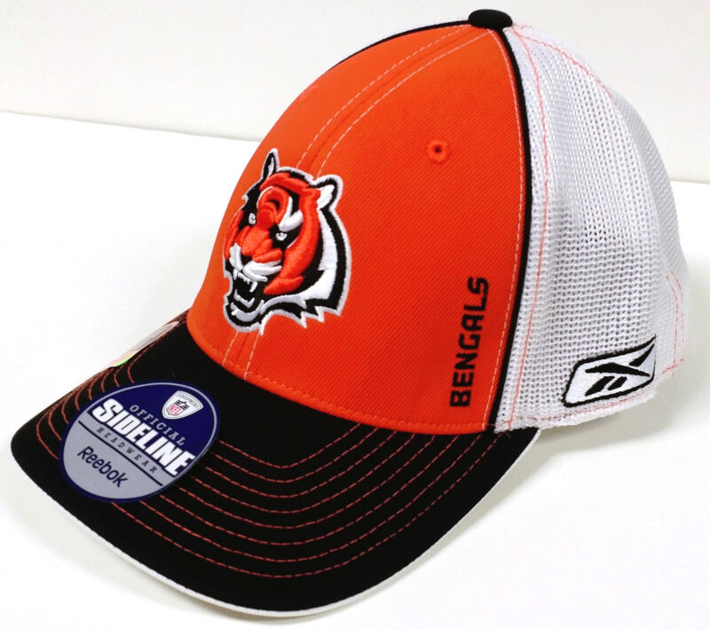 Cincinnati Bengals Hat Flex-fit Mesh Back By Reebok