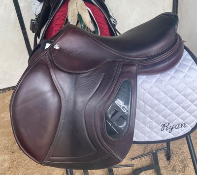CWD 18  2Gs SE25 TR 3L Padded Flap English Jumping Saddle