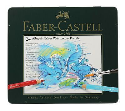 Faber-Castell FC117524 Albrecht Durer Artist Watercolor Pencils Tin 24 Assort...