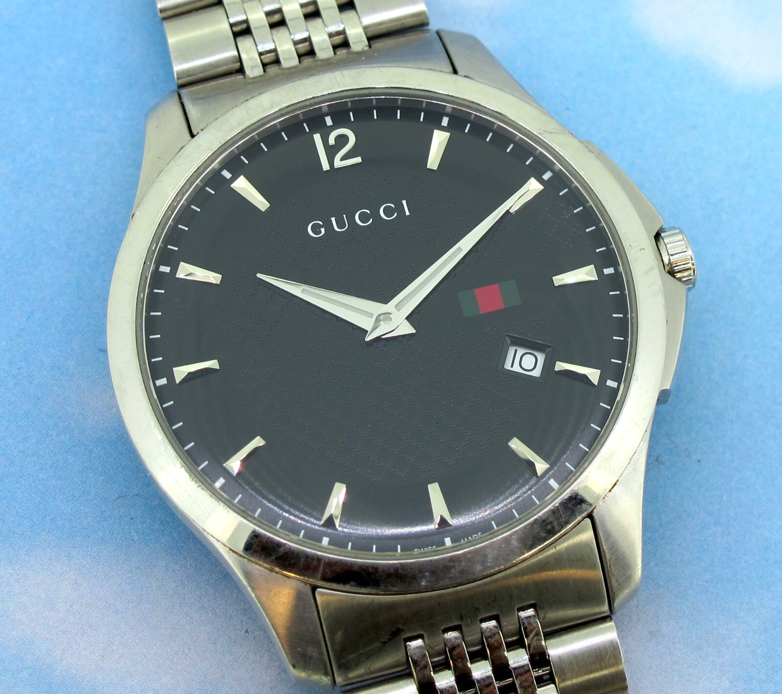 1円箱付】GUCCI グッチ 腕時計 メンズ 126.3 G-TIMELESS Gタイムレス 