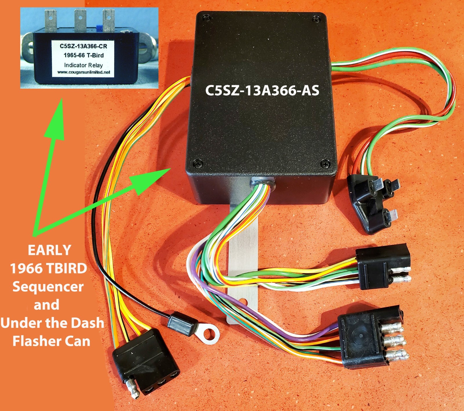 T2/T21) 1966 EARLY Thunderbird Sequencer Sequential Turn