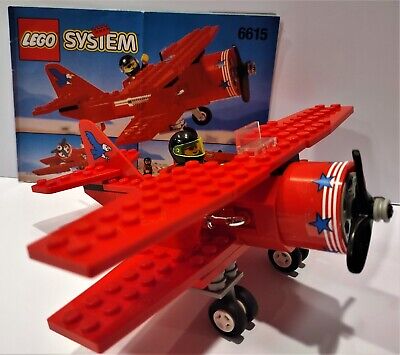LEGO 6615 Eagle Stunt Flyer 1996 Complete W/Instruction Book J345 - RETIRED Set