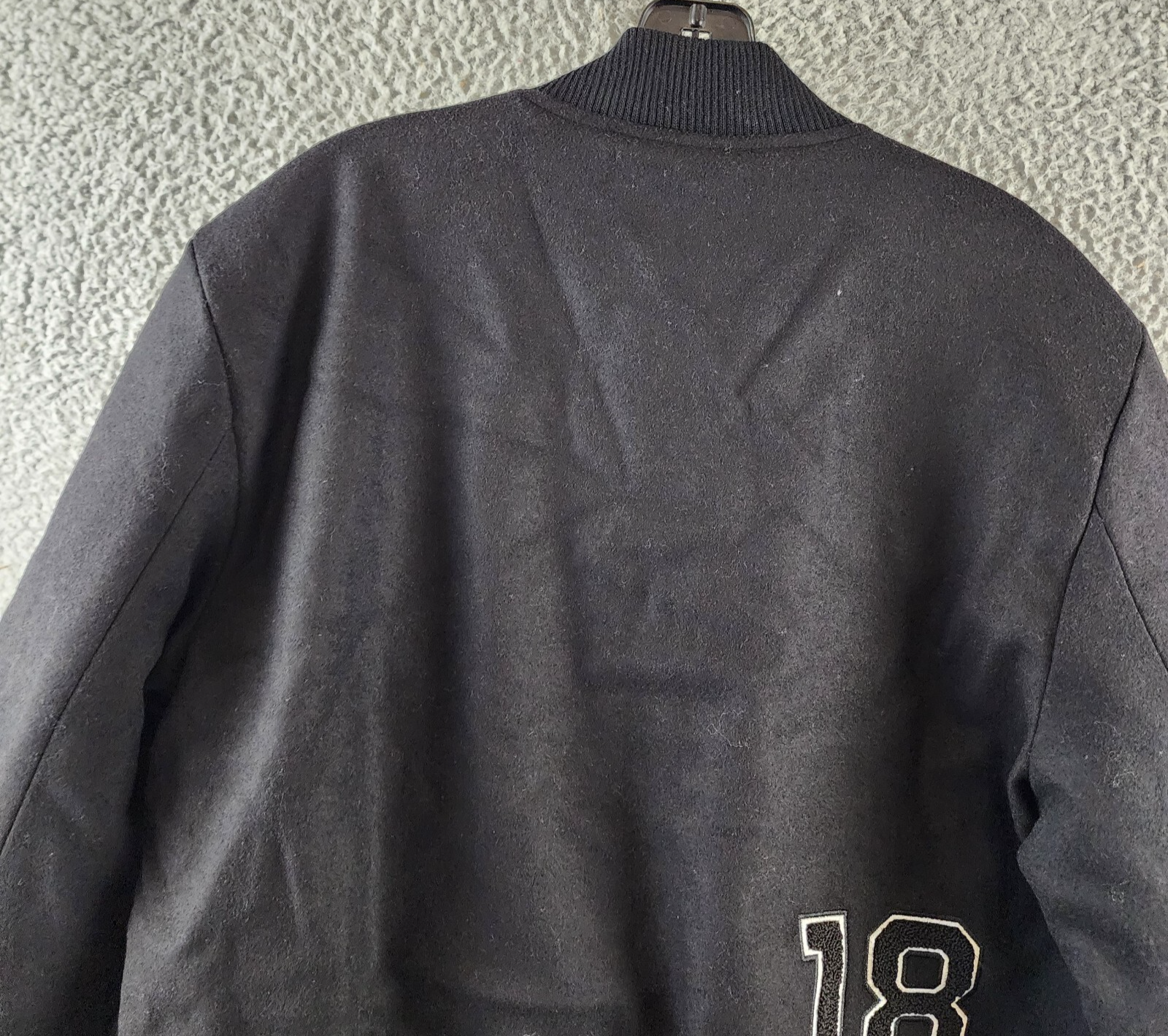 AC Milan Coach Jacket Men's M Black Full Front Button Closure With Side Pockets - Picture 7 of 14
