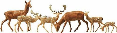 Faller F155509 Modelisme Daims Cerfs 12 Pieces