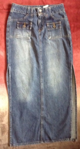 RIVE DROITE DENIM SKIRT 38 blue Near Mint | eBay