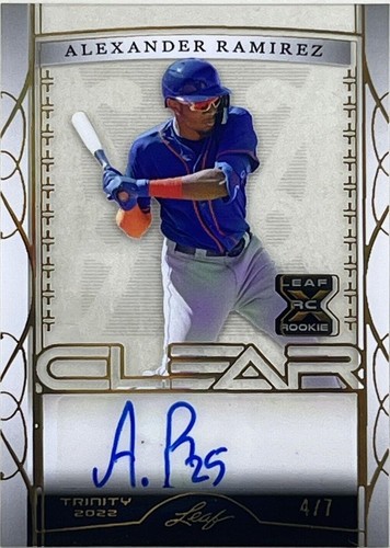 2022 Leaf Trinity - Alexander Ramirez #CA-CP1