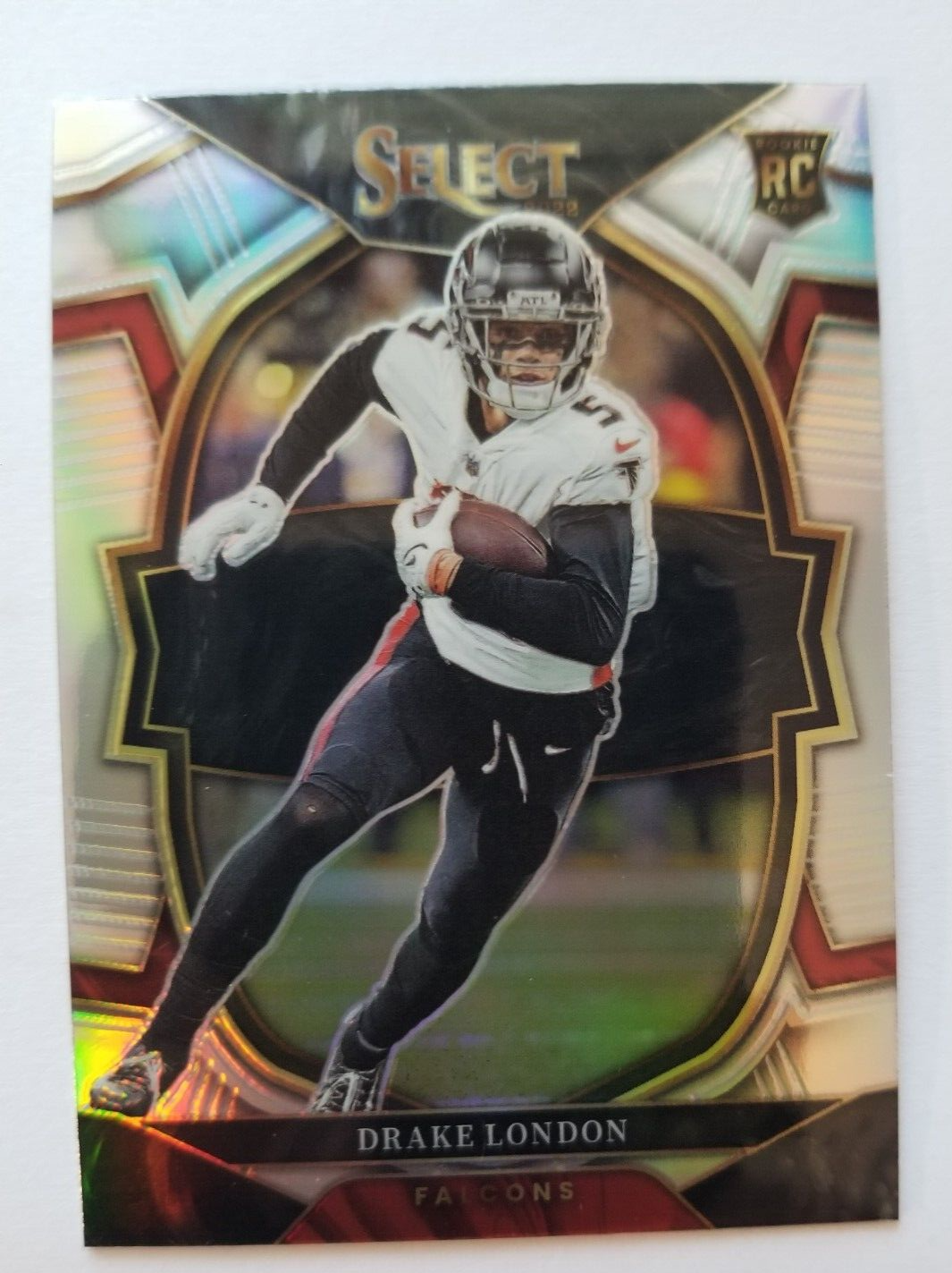 2022 Panini Select Drake London Rookie Silver Prizm #35