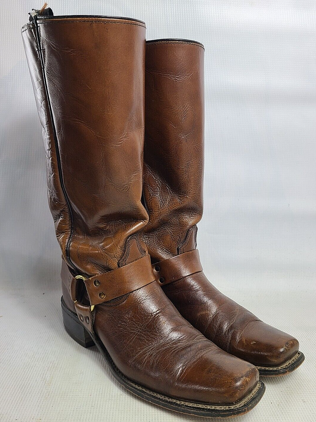 Square Toe Motorcycle Western 11 B Usa