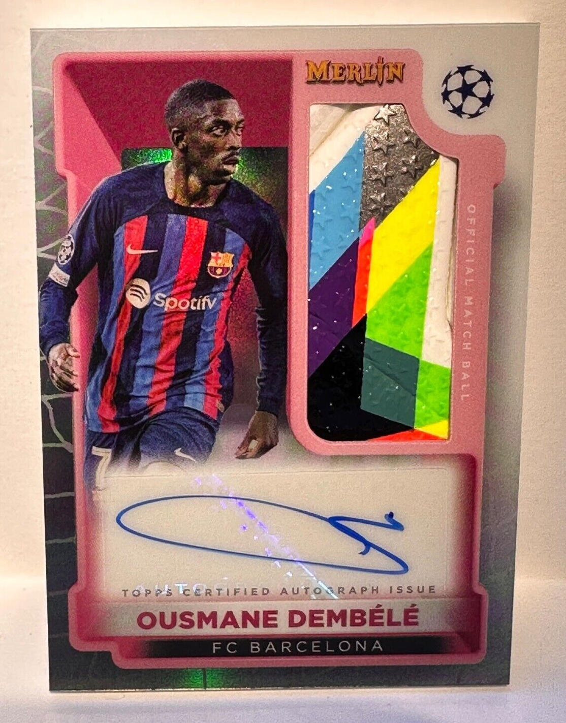 Topps Barcelona / Ousmane Dembele / デンベレ 2021 Topps FC Barcelona Team Set Card of Ousmane Dembele #15