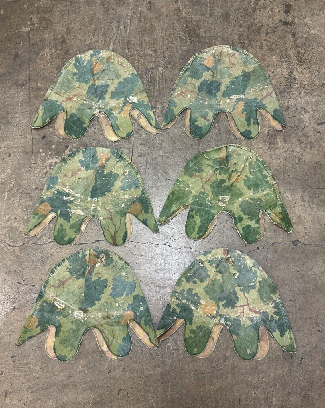 USGI Mitchell Pattern Helmet Cover, Vietnam War US Army USMC, T-103