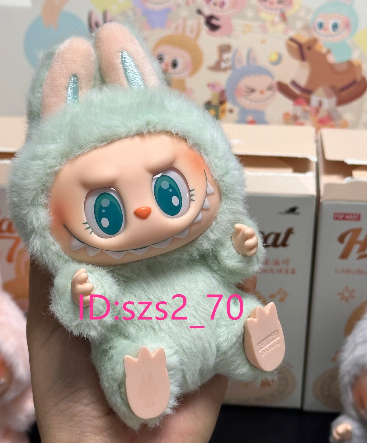 ぬいぐるみ POP MART LABUBU HAVE A SEAT QUQU Ququ - Authentic POP MART Labubu Have A Seat Mini Figure