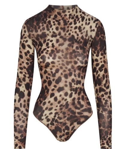 NEW DOLCE & GABBANA X SKIMS MilkySheer Mock Neck Thong
