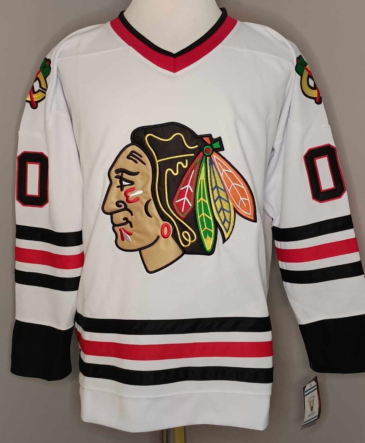 Clark Griswold Chicago Blackhawks "1989 Christmas Vacation Movie" CCM NHL Jersey