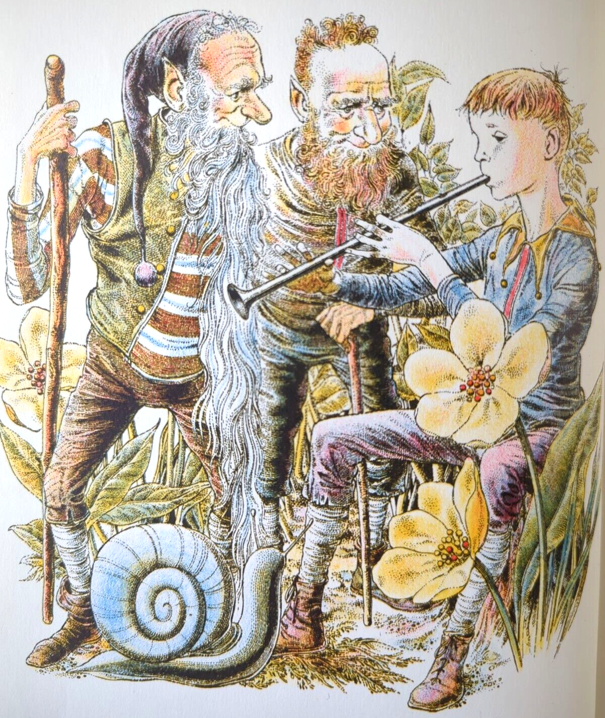 Ruth Manning Sanders  A Book Of Dwarfs Hardcover 1967 Dwarves Bedtime Story Book