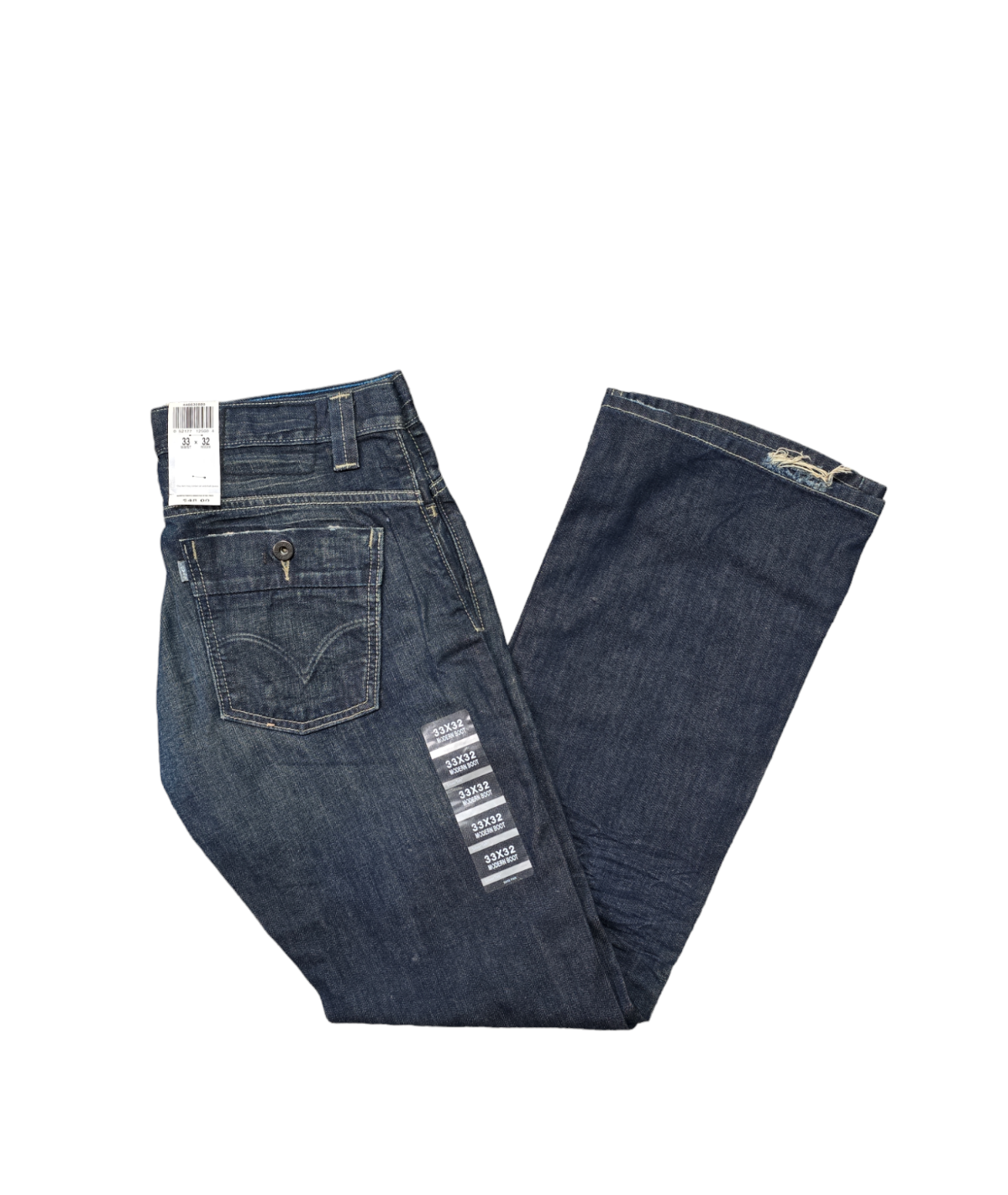 【Levis Silver Tab】希少 96年製 MASSIVE 32×32 Vintage '96 Levi's Silver Tab Loose Jeans 10664 Size 7/8
