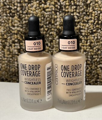 X2 Catrice One Drop Coverage Weightless Concealer 010 LIGHT BEIGE