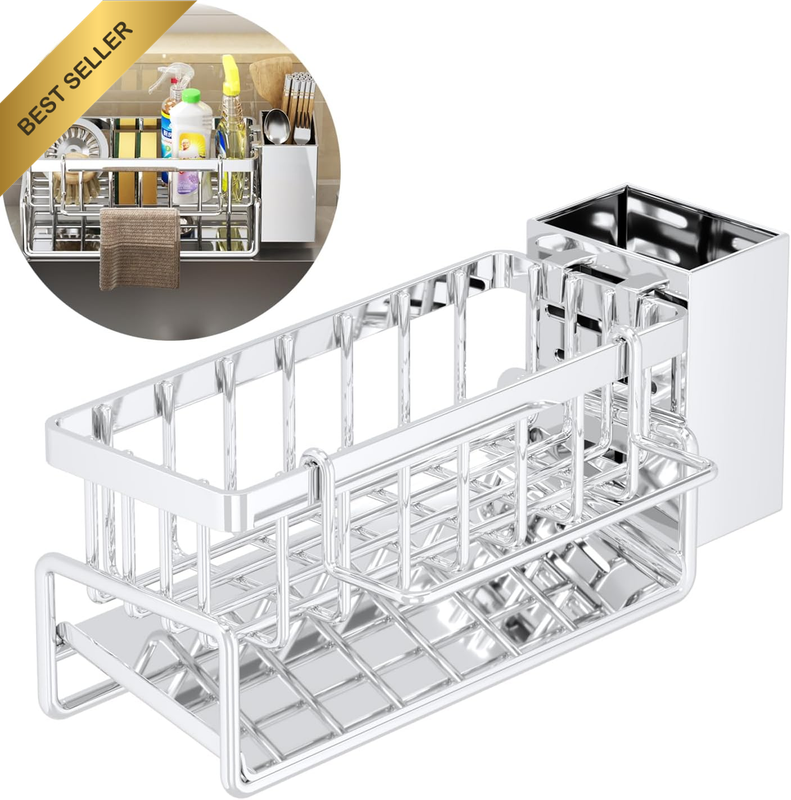 Beauty Nymph Sponge Holder for Kitchen Sink Storage Rack Kitchen Organizer Soap