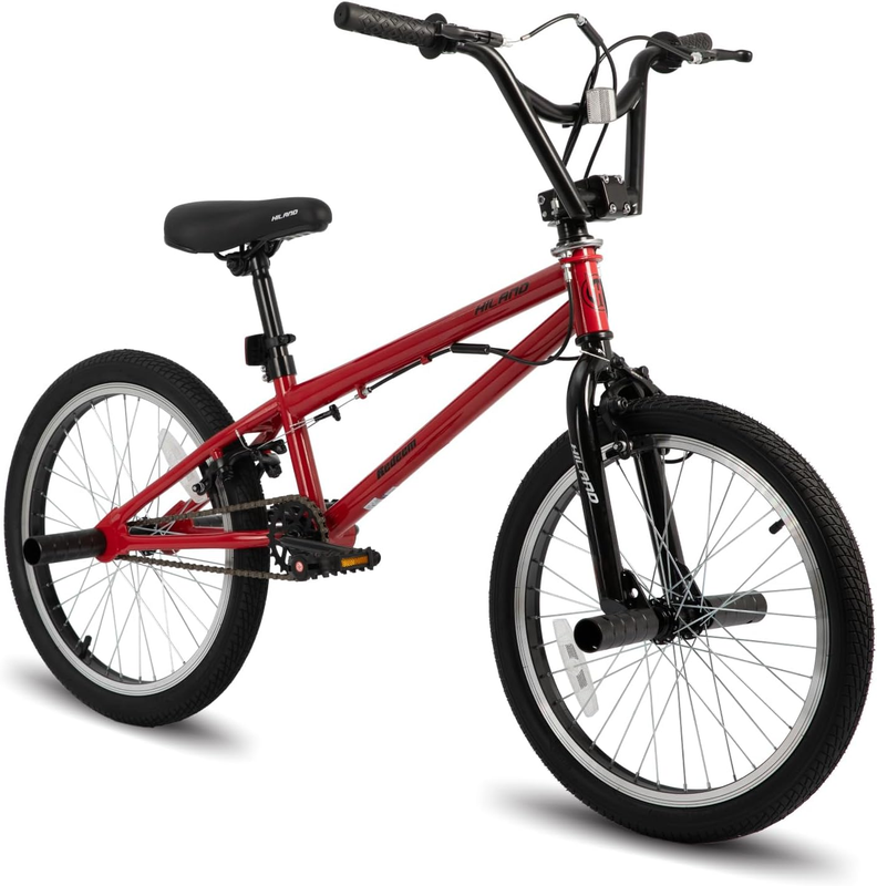 Hiland 20 Inch Freestyle Kids BMX Bike,Beginner-Level to Adv