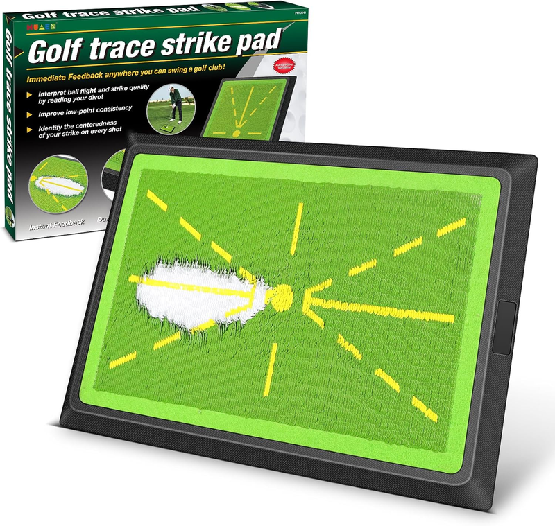 Golf Swing Mat,Extra Replaceable Golf Practice Mat 17"X12" | Advanced Guides and