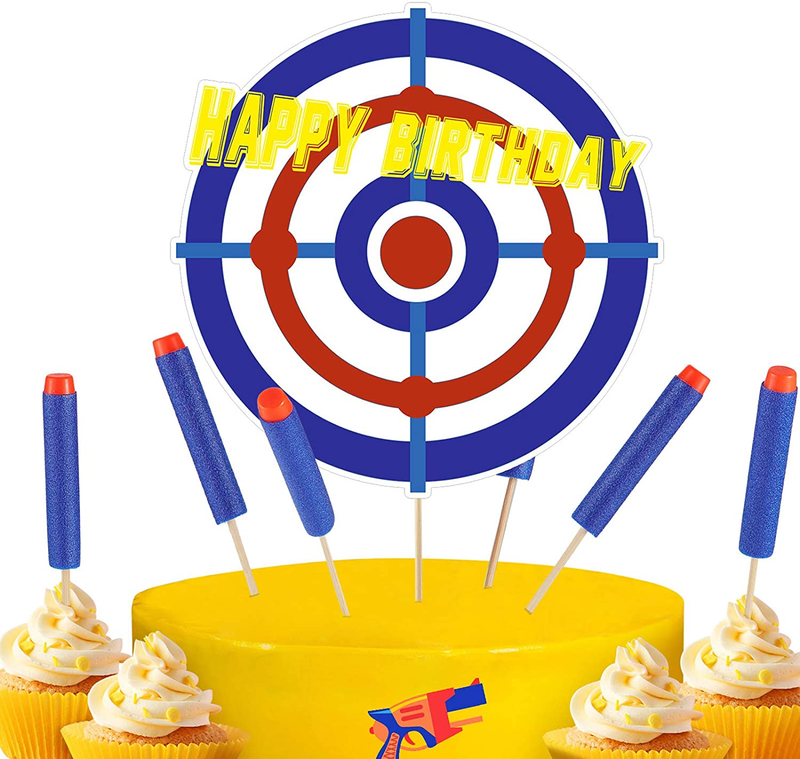 Target Cake Toppers War Cake Decoration
